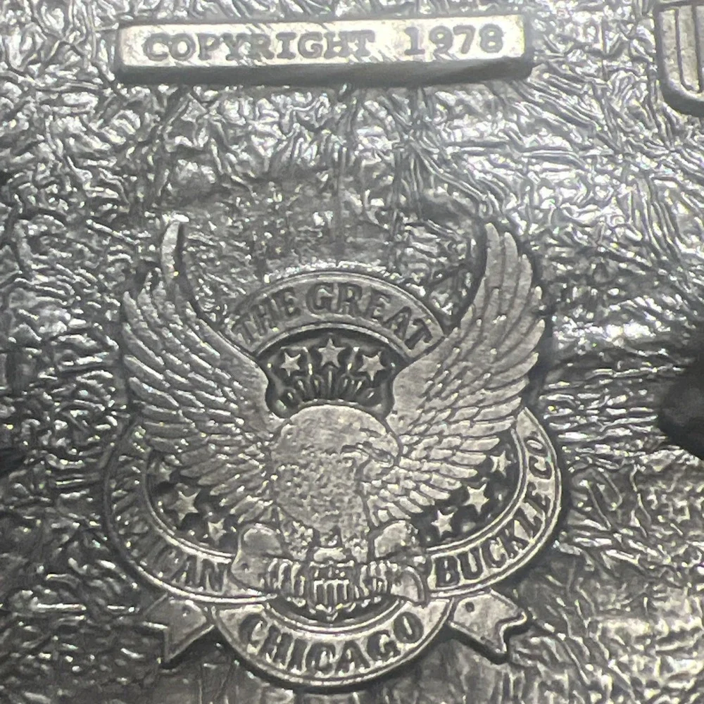 VTG Great American Buckle Co I'd Rather Be Hunting Limited Edition #529 USA